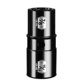 BLACKROBOT 1/2" Drive Impact Lug Nut Socket Set, 7/8" x 15/16" Impact Socket Set, CR-MO, 6-Point, Electroplated Surface for Auto Repair