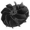 Akozon Black ABS Impeller Fan Leaf Blower Vacuum Part 125
