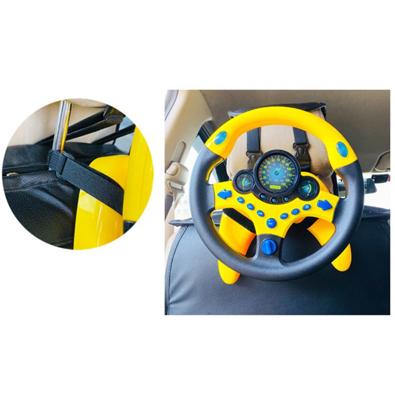 Children Steering Wheel Toy Simulation Driving Car Education Toy 360