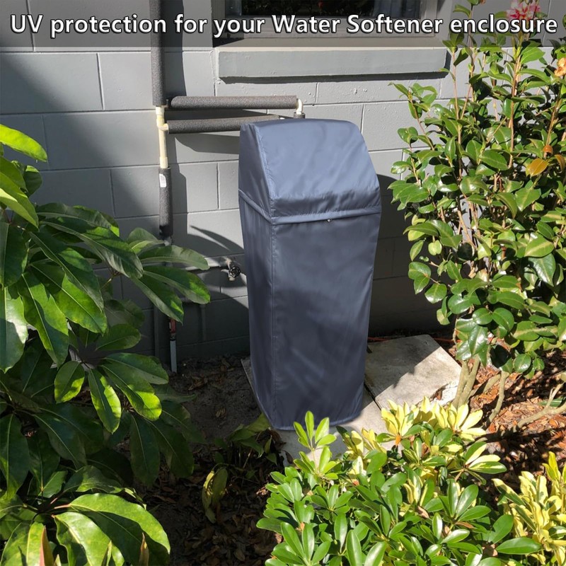 Water Softener Cover for WHES30E/WHES40E Grain Softener, Openable top Easy