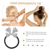 FOMIYES Ponytail Holder Bowknot Hair Accessory Elastic Hair Band Lightweight