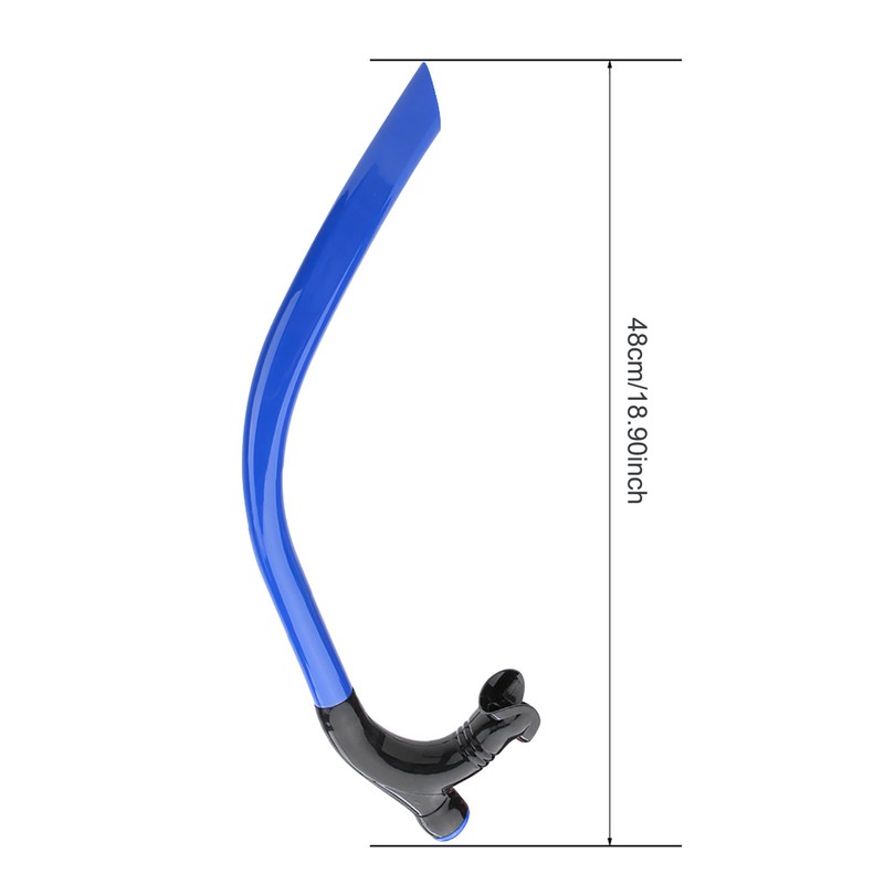 Silicone Swimming Front Breathing Tube Training Professional Adults Snorkel Diving