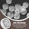 BokWin 20Pcs Clear Guitar footswitch Cap, Footswitch Topper Pedal Switch