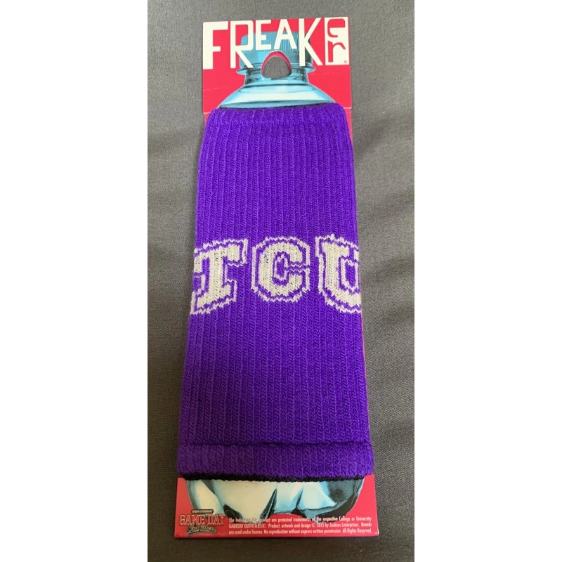 Freaker USA Every Bottle Can Beverage Insulator, Koozie, Texas Christian