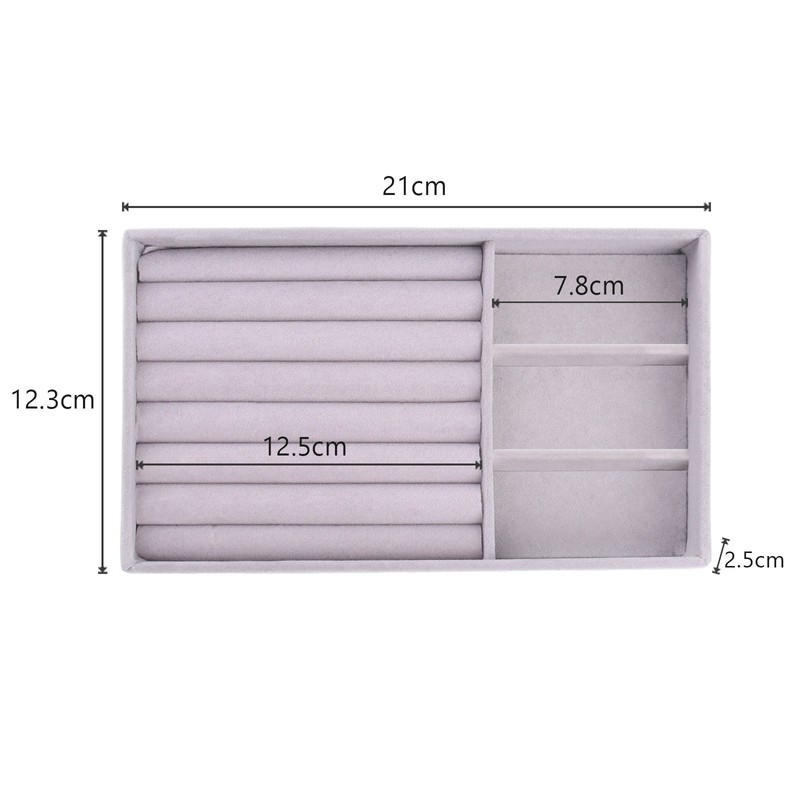Velvet Jewelry Display Tray – Velvet Jewelry Box Display Tray