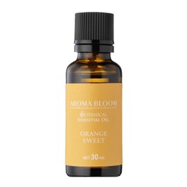 Botanical Essential Oils (Orange Sweet) 1.0 fl oz (30 ml) Aroma Bloom Aroma Essential Oil Natural Aroma Bloom AEAJ Display Standards Certified Essential Oil