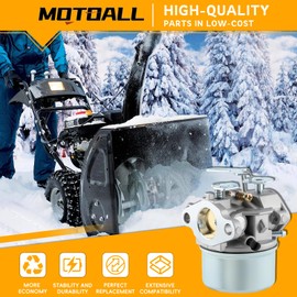 MOTOALL 640084B Carburetor for Tecumseh 632107 632536 640084 640105 640299 632107A 640084A 640084B 640299A 640299B 4HP 5HP HS50 HSK40 HSK50 HSSK40 HSSK50 HSSK55 LH195SA LH195SP OHSK110 OHSK120 OHSK125