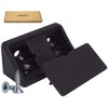 SKIR'CO (Pack of 20) Black Shelf Brackets 44 x 20
