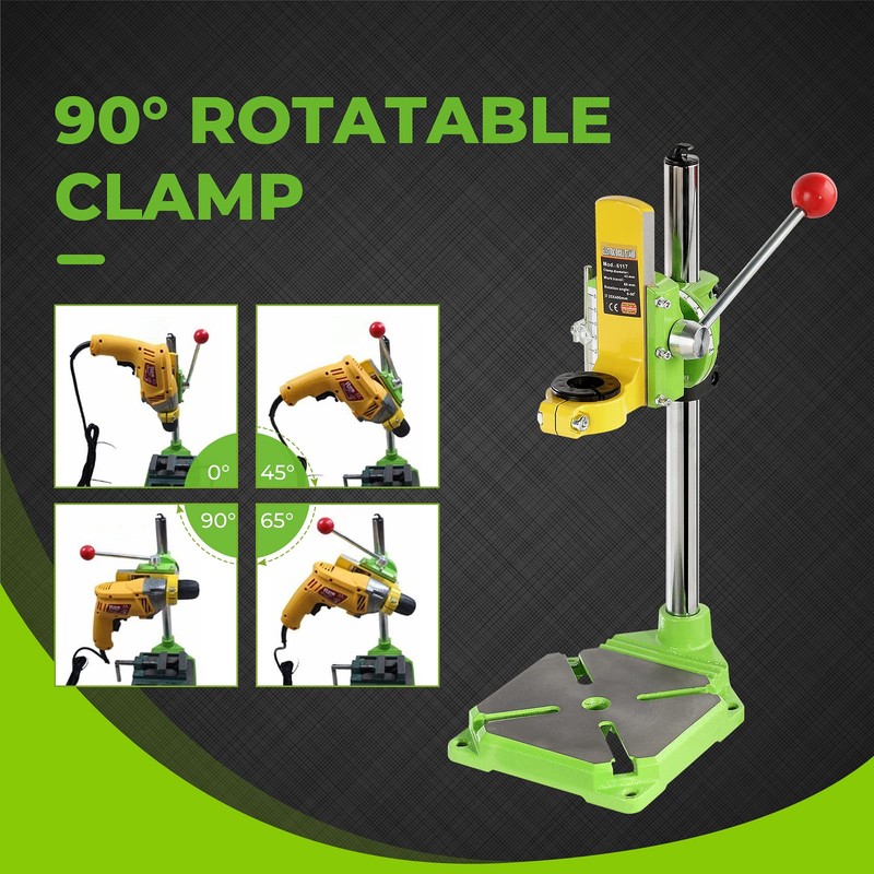 POWLAB Upgrade Floor Drill Press Stand Table with Rotary Tool,