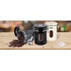 EZKOXAH Airtight Coffee Beans Canister, Stainless Steel Container with 30