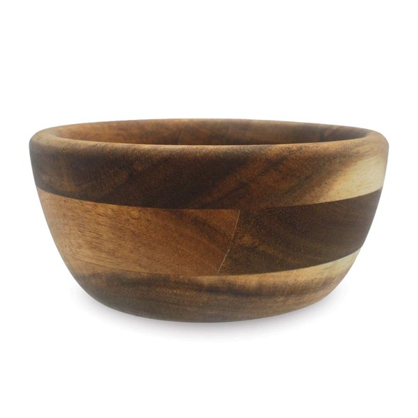 Island Heritage Hawaiian Layered Serving Bowl Acacia Wood Serveware (Small