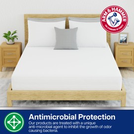 Arm & Hammer Eco Performance Zippered Mattress Protector with Tencel, Queen