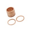 HEROFFIX 18mm Inner Dia Copper Automotive Engine Washers Plate Gaskets