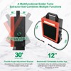 Buhobha Solder Fume Extractor with LED Light & 2 Helping