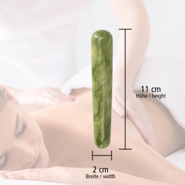 Lantelme Jade Massage Stick Trigger Point Massager Guasha Massage Rod Face Roller Massager Anti-Ageing