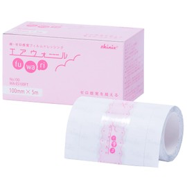 Skinix MA-E5100FT Air Wall Fuwari Ultra Zero Sensory Film Dressing, 3.9 inches x 16.4 ft (100 mm x 5 m), Transparent