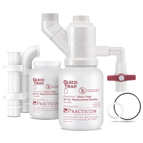 Practicon Gleco Trap System, Clay & Plaster Sink Trap Kit,
