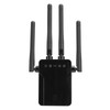 Wireless Repeater Black Dual Band WiFi Signal Network Extension Amplifier