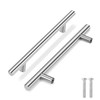 Flexzion 25 Pack Kitchen Cabinet Handles Silver Drawer Pulls 7
