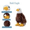 The Petting Zoo Bald Eagle Stuffed Animal, Gifts for Kids,