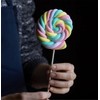 Skyseen 2PCS Artificial Marshmallow Lollipops Fake Cotton Candy Dessert Model