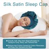 iLamvie Satin Hair Cap, Night Sleep Cap, Hair Protect, Satin