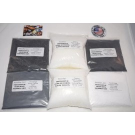 Rock Tumbling Grit Polish For 15 lb Tumblers With 2 lbs of Pellets, Made in USA