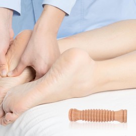 Baluue Wooden Foot Roller Massager Stick for Muscle Relief Lymphatic Tool for Legs Waist Thighs Portable Meridian Massage Device for Enhanced Health and Relaxation