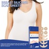 8PCS Chest Scar Patch 8PCS Nipple Patch Silicone Skin Scars