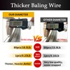 RETON-PPE Baling Wire 14 Gauge 14 Ft 80PCS,Baler Wire Ties