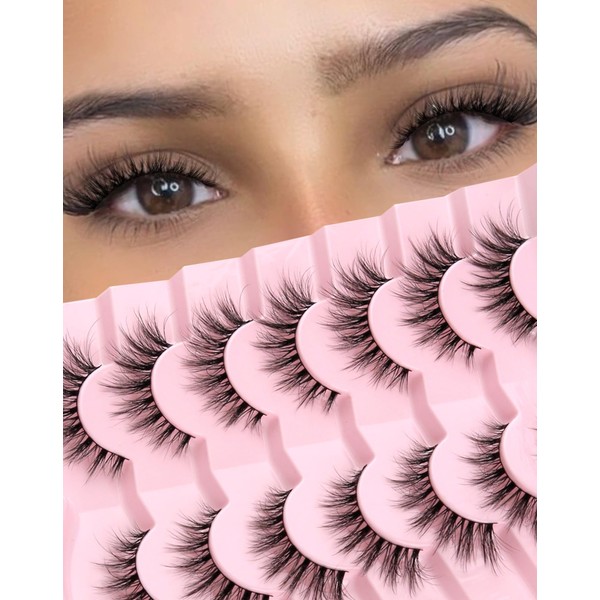Cat Eye Lashes Natural Lashes Wispy False Eyelashes Fox Eye