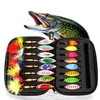 Trout Spoon Set, Artificial Bait Spinner Blinker Set, Fishing Bait