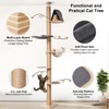 FUKUMARU Floor to Ceiling Cat Tree, 6 Level Adjustable Height