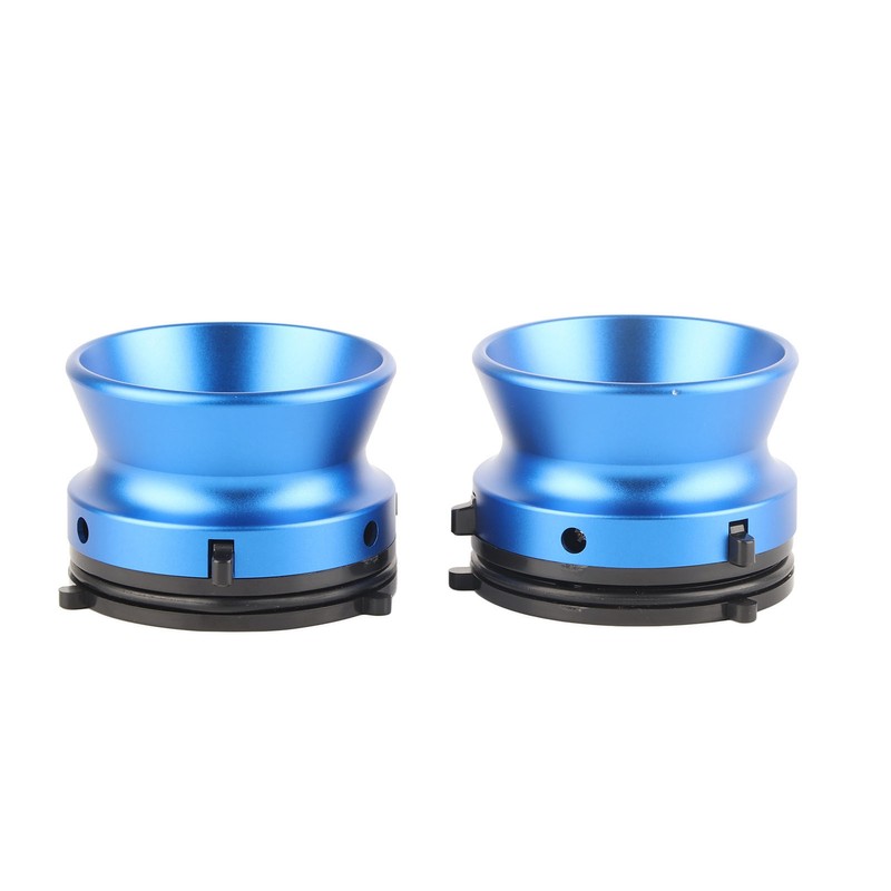 1 Pair NAB Hub Adapters Professional Polished Aluminum Alloy 10