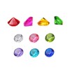 Dtoterul Glitter Stones Large 150 Pieces Plastic Diamonds Large Acrylic