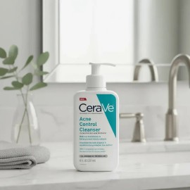 CeraVe Limpiador Facial en Gel Antiacné 237 ml | Control de Oleosidad y Puntos Negros, Limpieza Profunda sin Resequedad, con Ceramidas y Ácido Salicíl