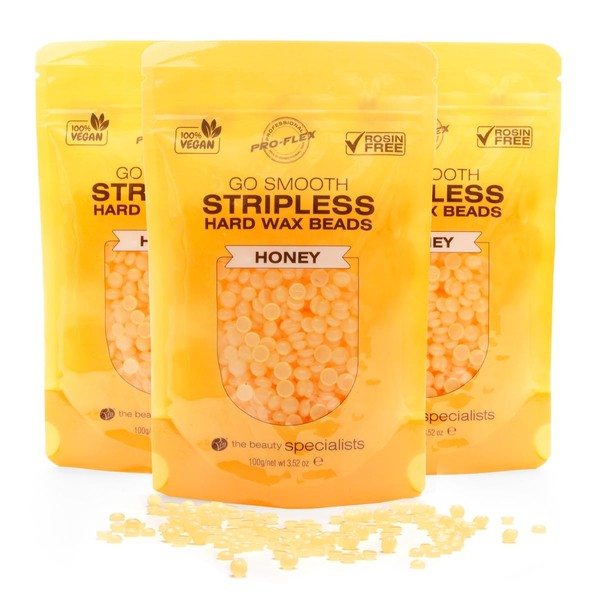 Rio Go Smooth Hard Wax Stripless Beads Honey - Pack