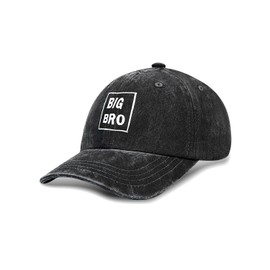 CZEVIP Cute Big Bro Hat Great Matching Dad Mom Sister Hat Cotton Black
