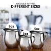 EHOMEA2Z Stainless Steel Bell Creamer Espresso Shot Frothing Pitcher Cup