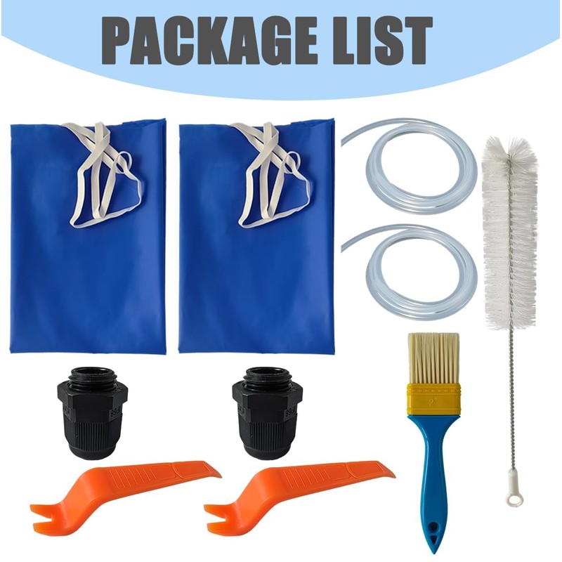 Ajqxh 8Pcs Mini Split Ac Cleaning Kit, Air Conditioner Cleaning