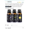 Essential Pure Tea Tree, Lavender, Lemon Essential Oils 3pc Oil