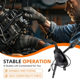 GoaMotors 5C3Z-7210-AAA Shift Lever and Shifter Boot Compatible with Ford E-150 E-250 E-350 E-450 E-550 Econoline Super Duty Excursion Expedition F-150 F-250 F-350 F-450 F-550 Super Duty