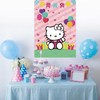 Cute Pink Party Supplies, Pin The Bow Sticker on Cat