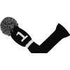 Scott Edward Black Knit Golf Club Cover for Woods and