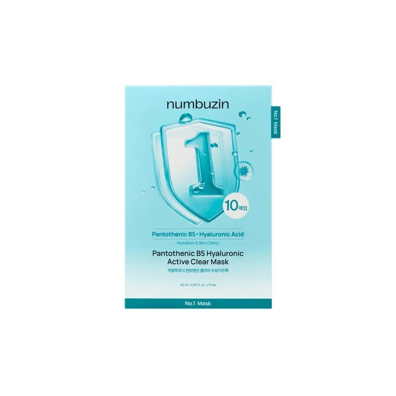 No.1 Pantothenic B5 Hyaluronic Active Clear Mask (10ea)