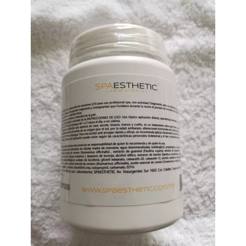Spaesthetic Mascarilla Oxigenante, Revitalizante De Coenzima Q10 De 1 Kg