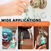 Tanstic 10Pcs Double Ended Swivel Key Ring Connector, 15pcs Lobster
