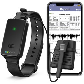 SleepO2 Wrist Recording Pulse Oximeter by EMAY | Continuous Pulse Oximeter to Record Blood Oxygen Saturation and Pulse Rate Overnight | Export Sleep Report & Raw Data