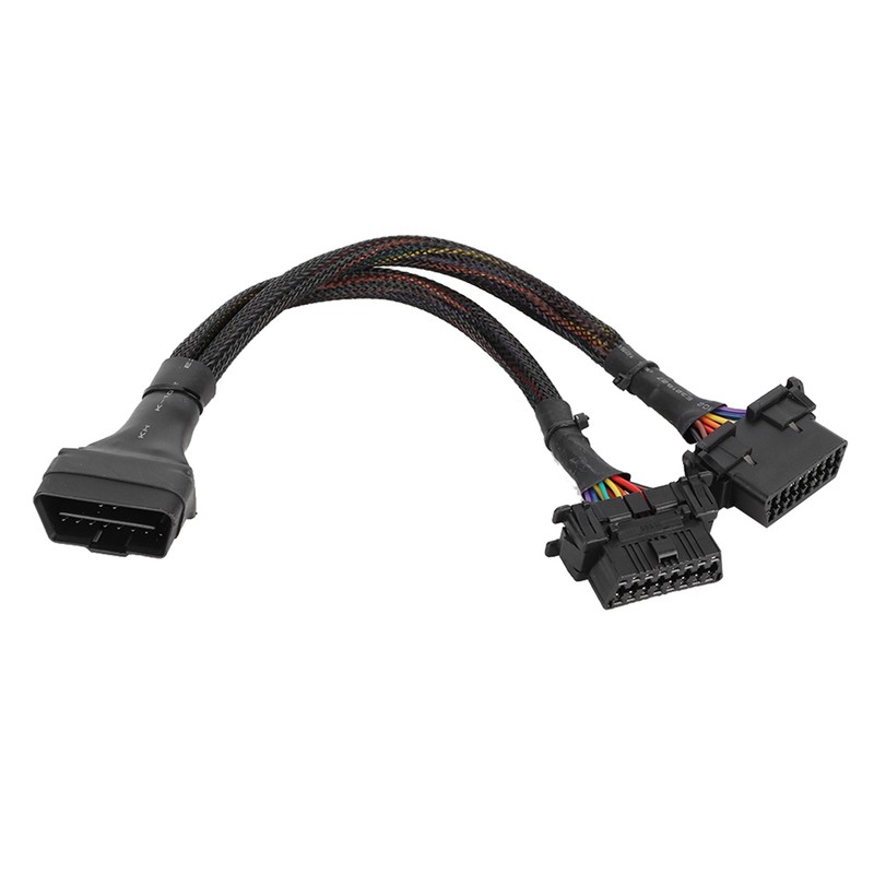 1 to 2 OBD Adapter Splitter Y Cable Extension Cord