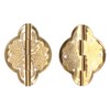 Set of 2 Door Hinge, Antique Furniture Hinge Small Brass